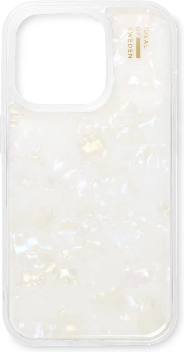iDeal of Sweden Pearlized Case iPhone 15 Pro - Wit - IDPLC-I2361P-10