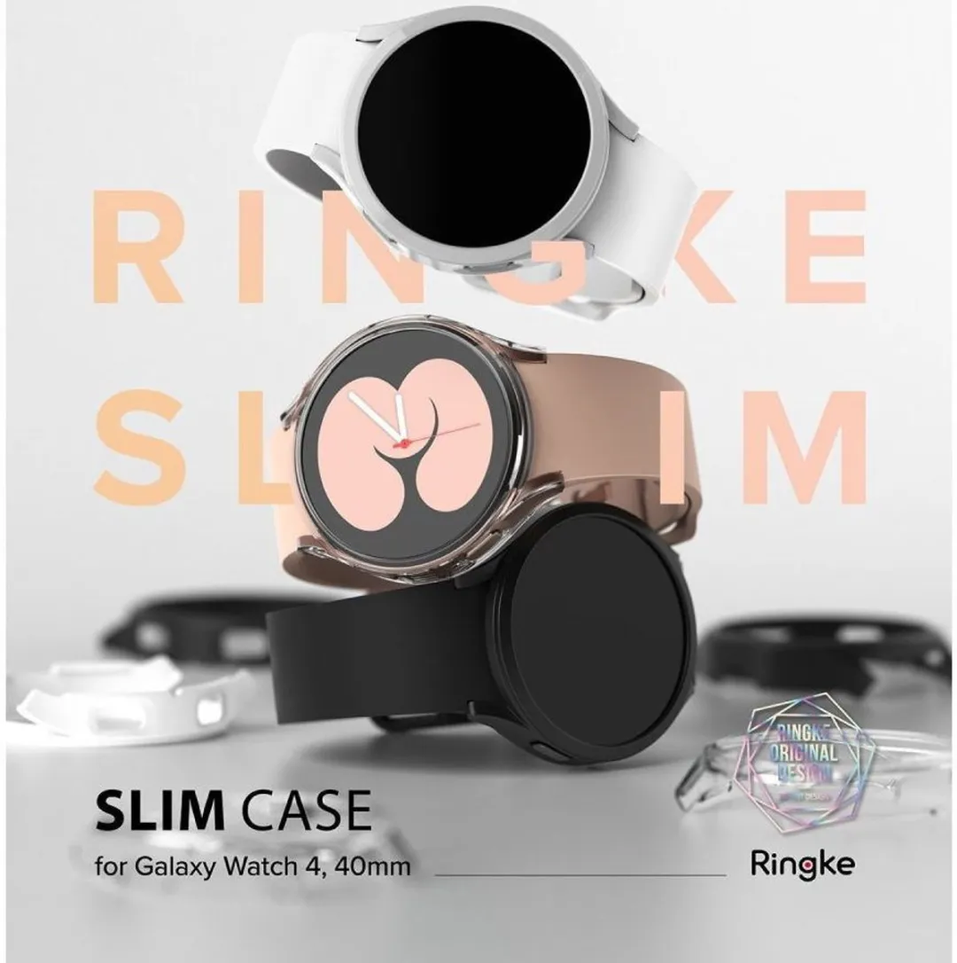 Ringke Slim Hoesje Samsung Galaxy Watch 4 40mm - 2 Stuks - Transparant