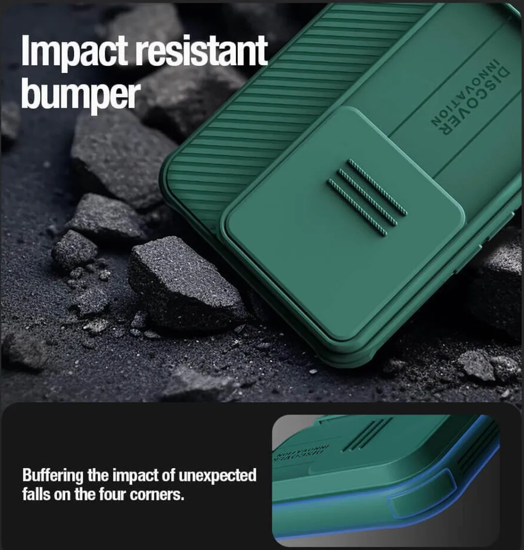 Nillkin CamShield Hoesje Xiaomi Redmi Note 13 Pro 5G - Groen
