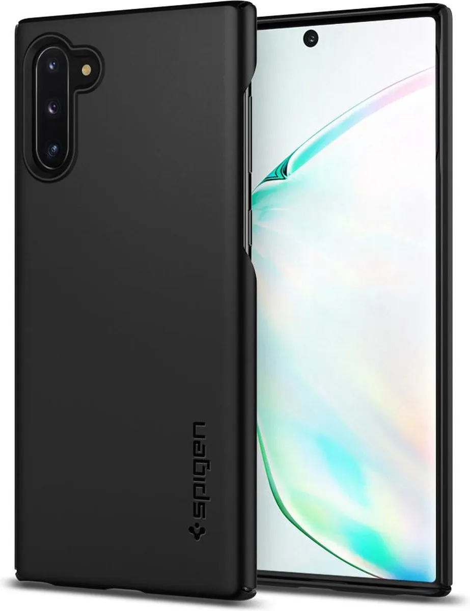 Spigen Thin Fit Hoesje Samsung Galaxy Note 10 - Zwart