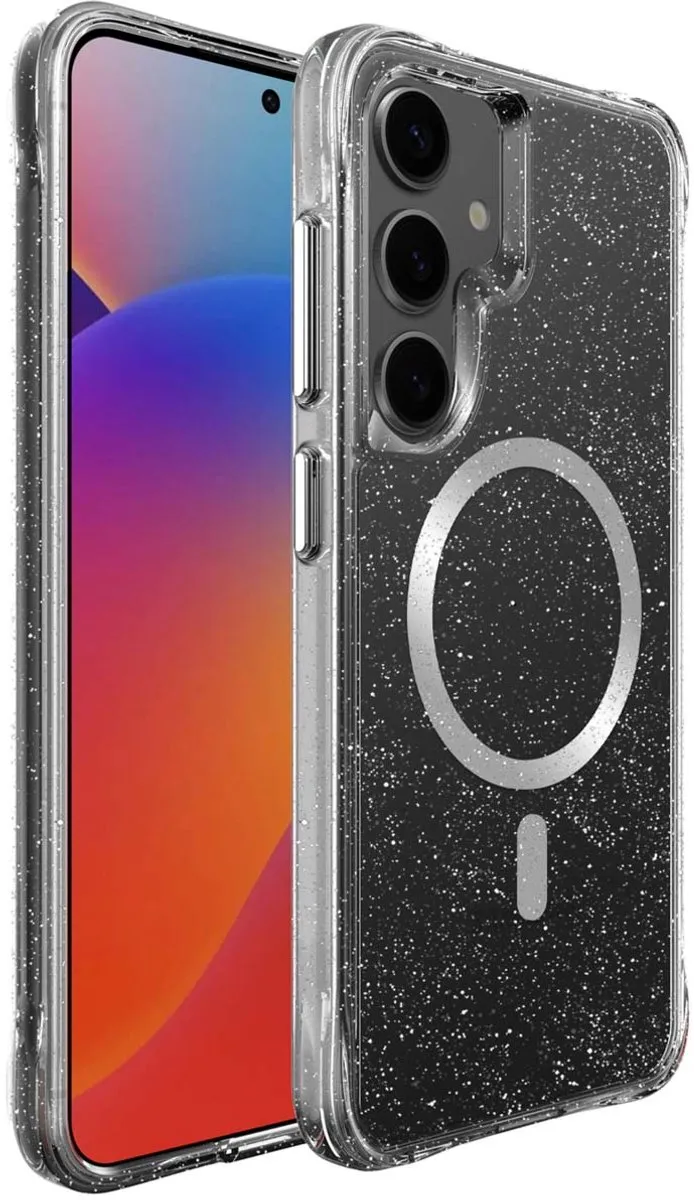 Imoshion Hoesje Samsung Galaxy S25 Glitter Zilver