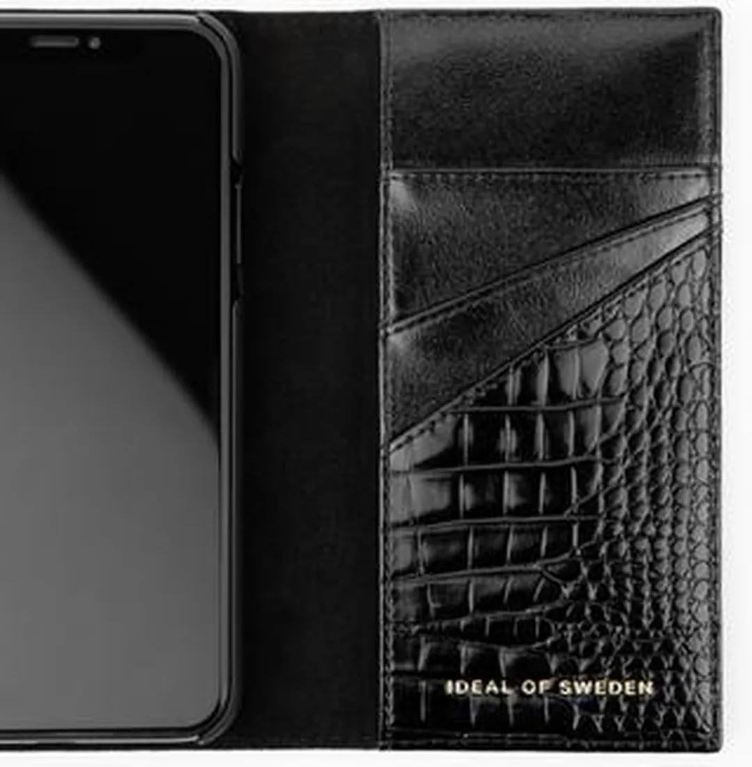 iDeal of Sweden Studio Clutch iPhone 8/7/6/6s/SE Neo Noir - 3 Pasjes
