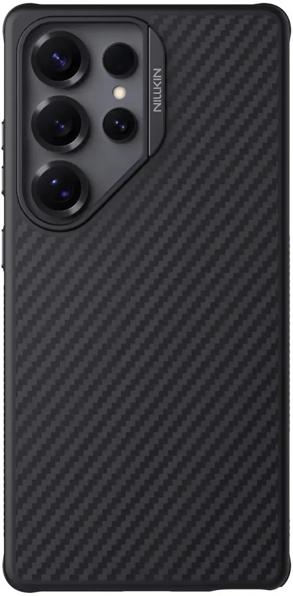 Nillkin Samsung Galaxy S25 Ultra Hoesje MagSafe - Carbon Zwart