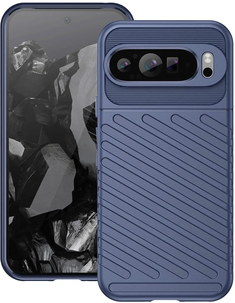Imoshion Thunder Backcover Hoesje Google Pixel 9 Pro XL - Donkerblauw