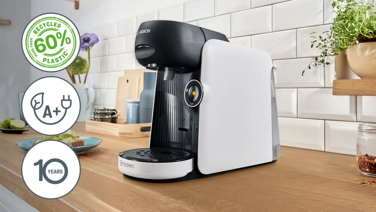 Bosch TAS164E Capsule Koffiemachine - 1400W - 700ml - Zwart