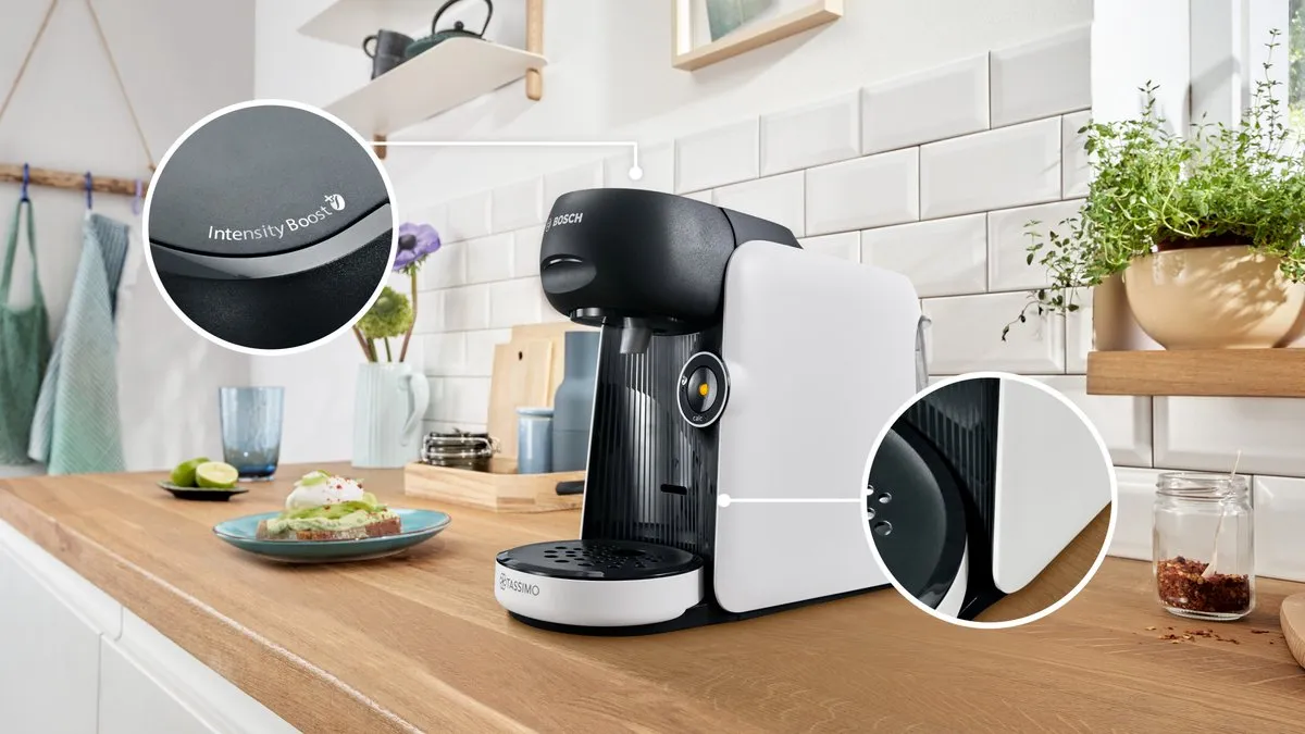 Bosch TAS164E Capsule Koffiemachine - 1400W - 700ml - Zwart - afbeelding 6 van 6