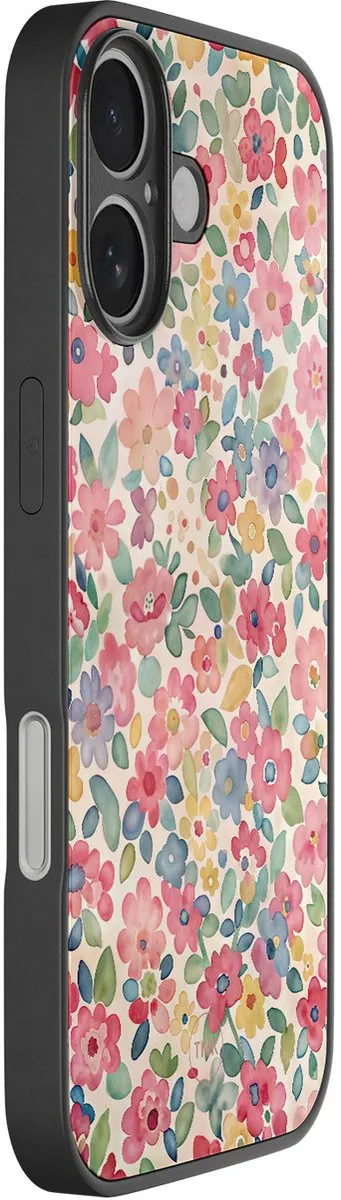 Casevibes iPhone 16 Pastel Garden Hoesje - Multi