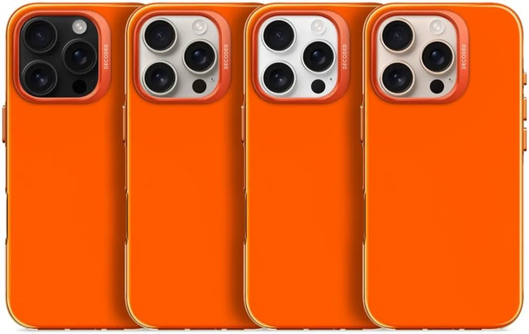 Decoded D25IPO16PBCR1TE Resin Hoesje iPhone 16 Pro - Tangerine Oranje