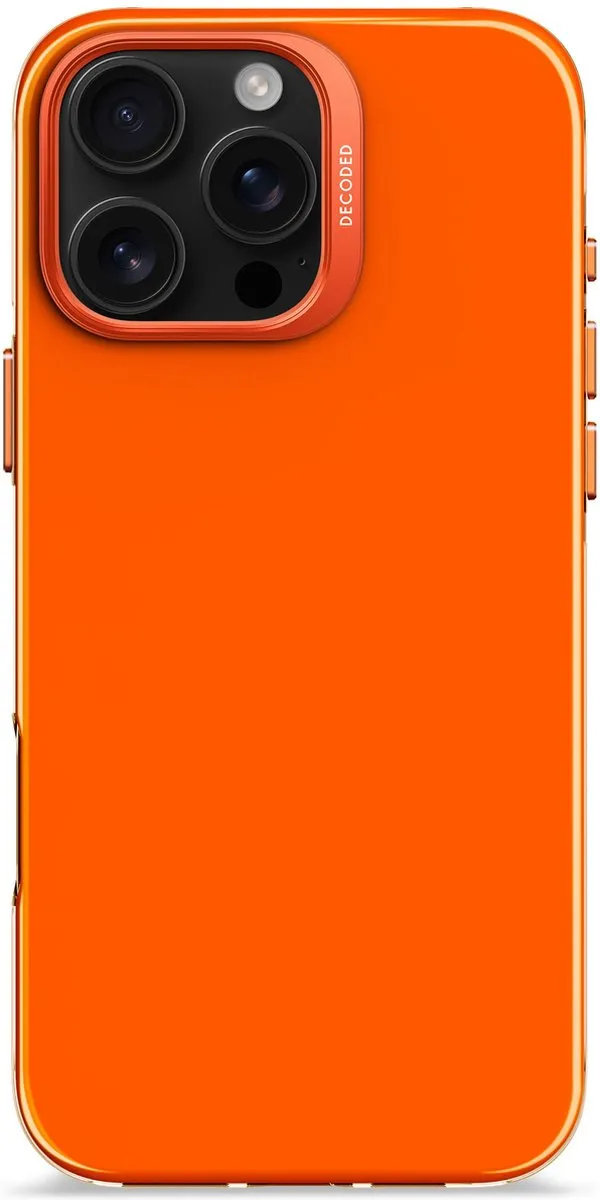 Decoded D25IPO16PBCR1TE Resin Hoesje iPhone 16 Pro - Tangerine Oranje