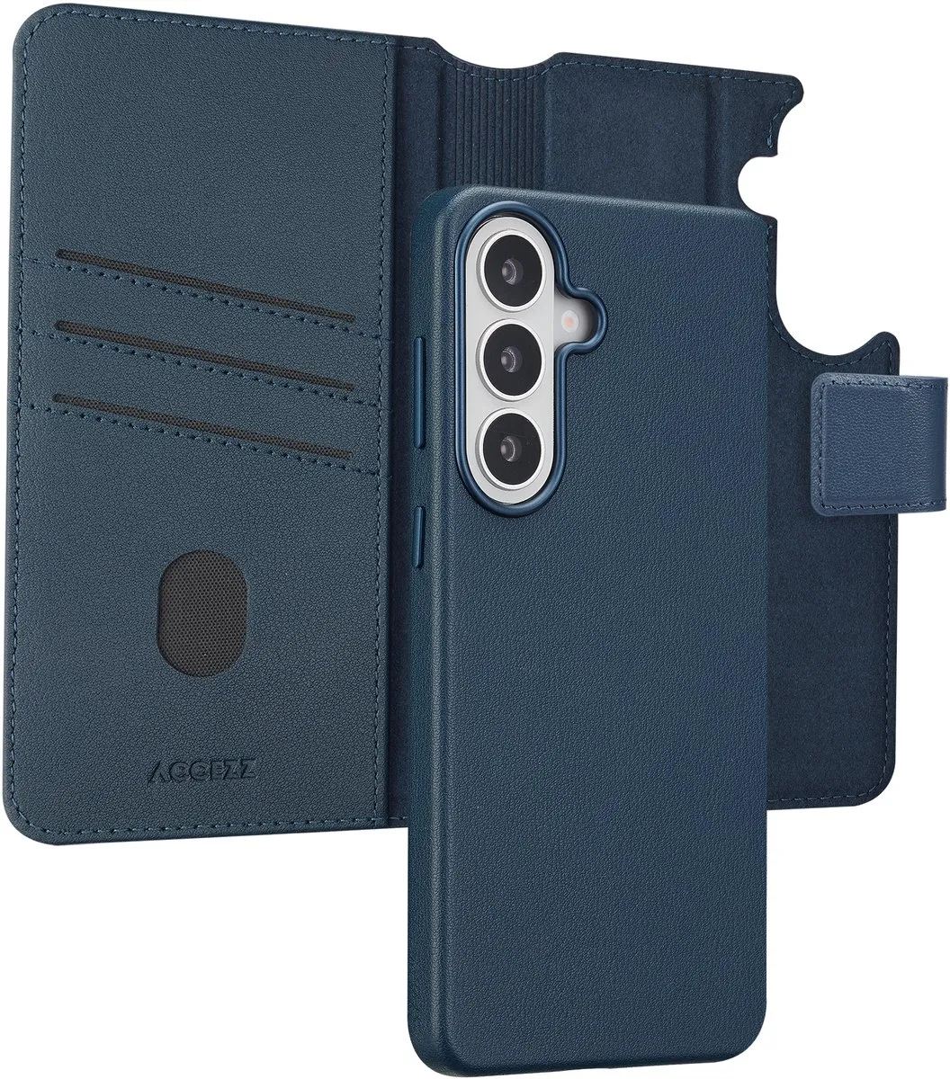 Accezz Hoesje Samsung Galaxy S26 Plus Bookcase 2-in-1 Nightfall Blue