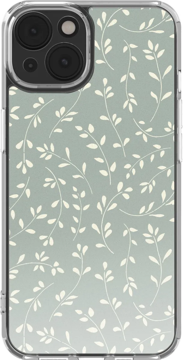 Imoshion Hoesje iPhone 14 Smoke Green Flowers