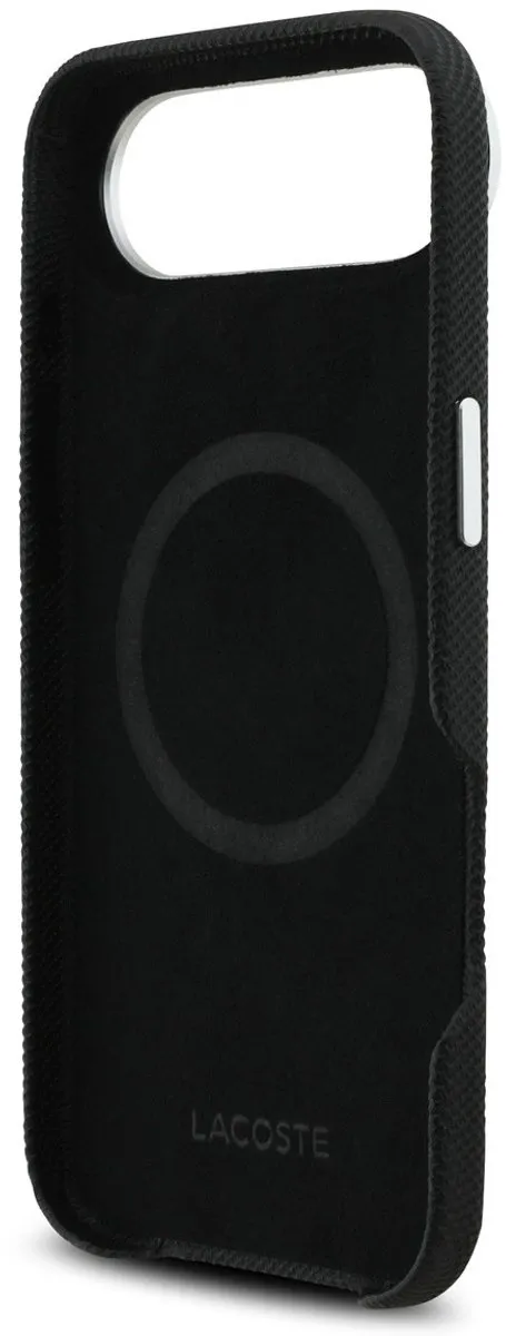 Lacoste Back Cover Case LCO-I17A-BC - iPhone 17 Air - MagSafe - Zwart