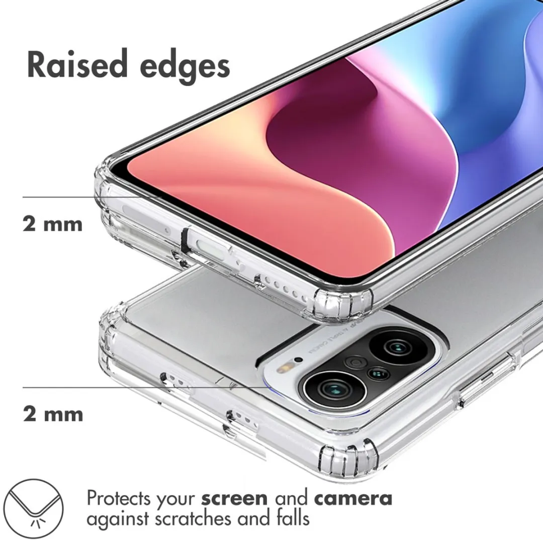 Accezz Xtreme Impact Backcover 2.0 Hoesje - Xiaomi Poco F3 - Transparant