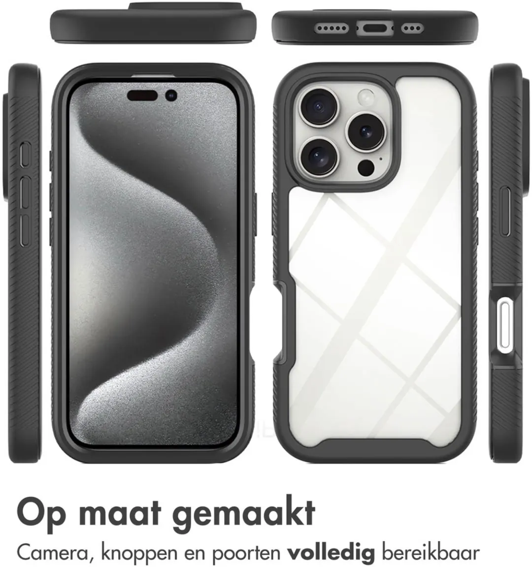 Imoshion Hoesje iPhone 16 Pro - Zwart