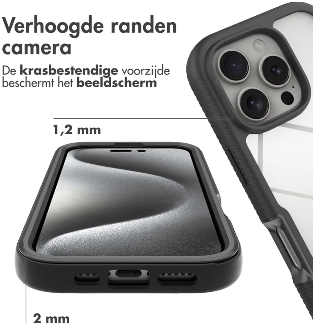 Imoshion Hoesje iPhone 16 Pro - Zwart