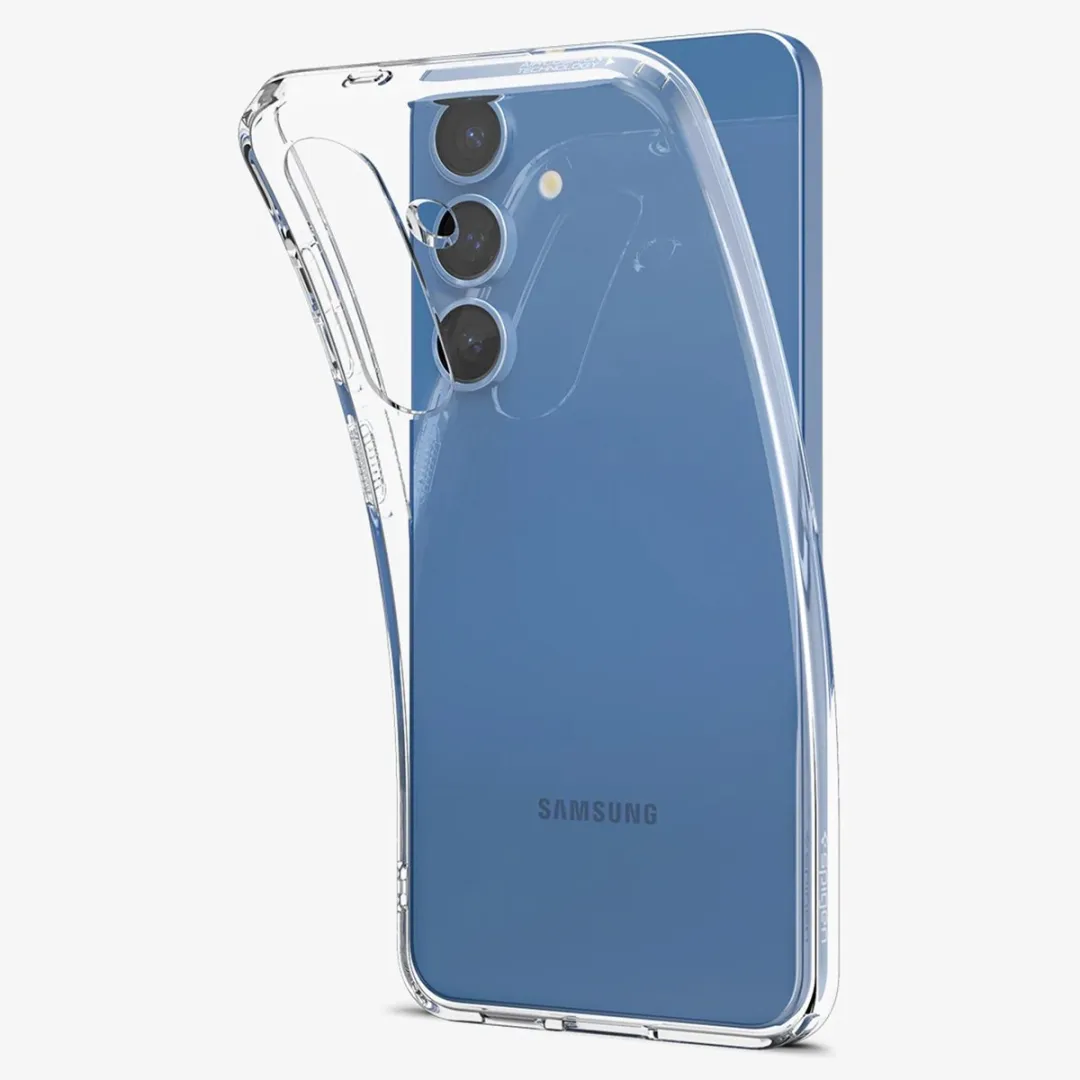 Spigen ACS08974 Liquid Crystal Backcover - Samsung Galaxy S25 Plus - Transparant - afbeelding 6 van 6
