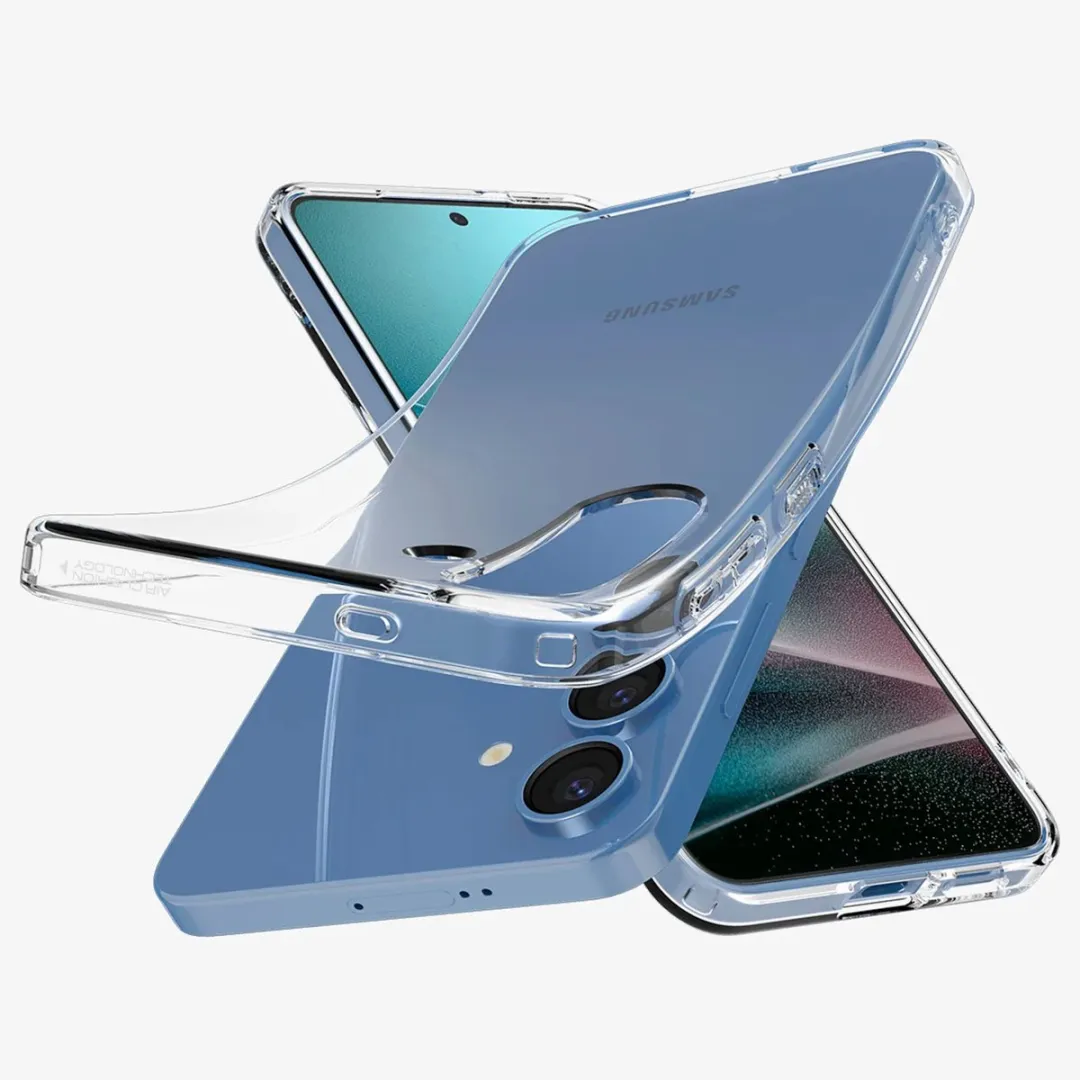 Spigen ACS08974 Liquid Crystal Backcover - Samsung Galaxy S25 Plus - Transparant