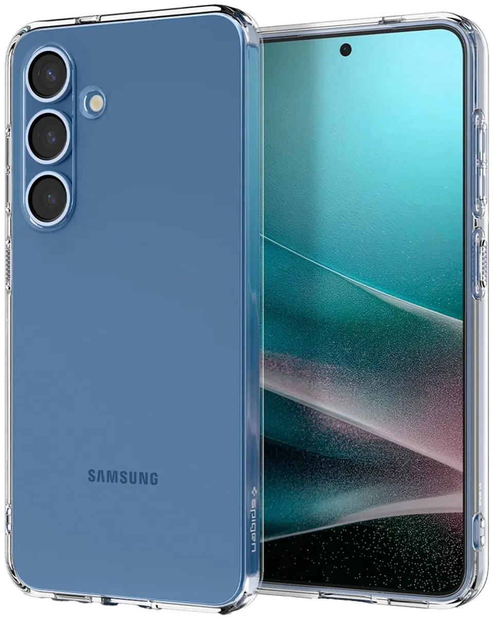 Spigen ACS08974 Liquid Crystal Backcover - Samsung Galaxy S25 Plus - Transparant