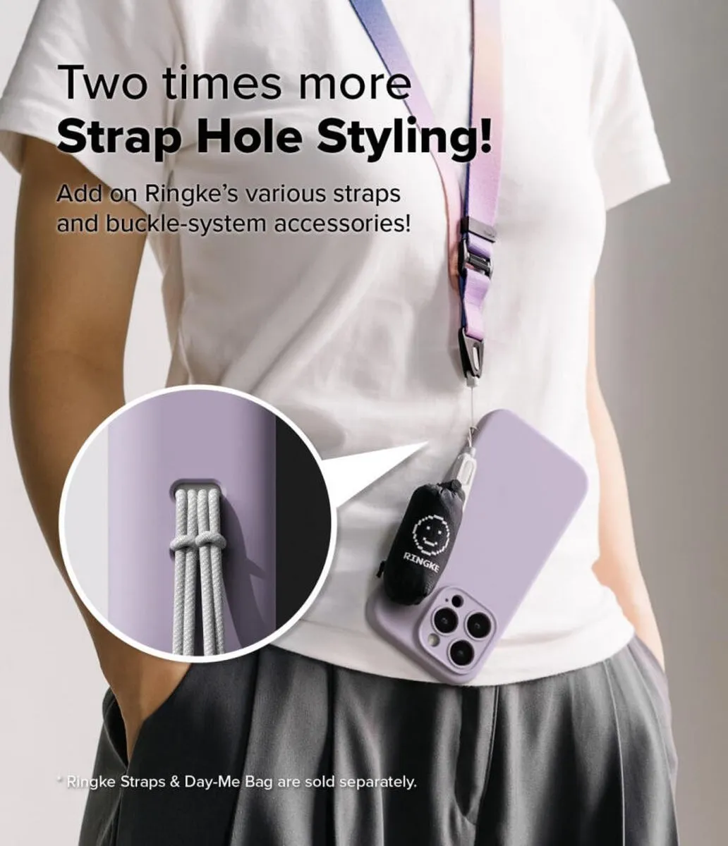 Ringke Silicone MagSafe Hoesje iPhone 16 Pro Max - Paars