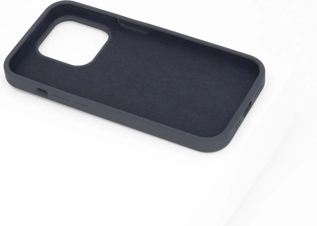 BMAX Siliconen Hoesje iPhone 14 Pro - Donkerblauw