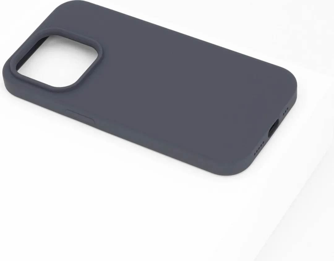 BMAX Siliconen Hoesje iPhone 14 Pro - Donkerblauw