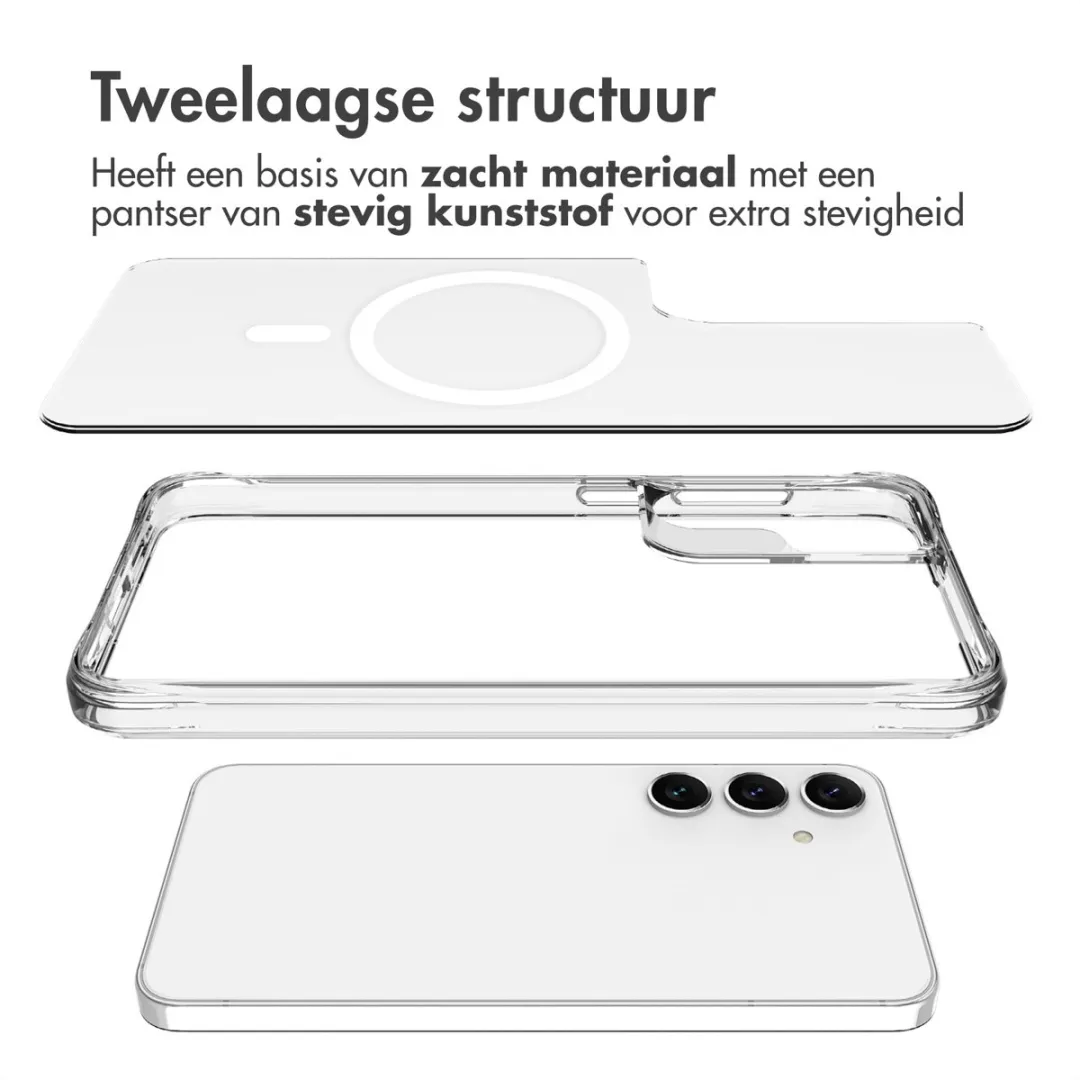 Imoshion Hoesje Samsung Galaxy S24 Plus - Magnetisch - Transparant
