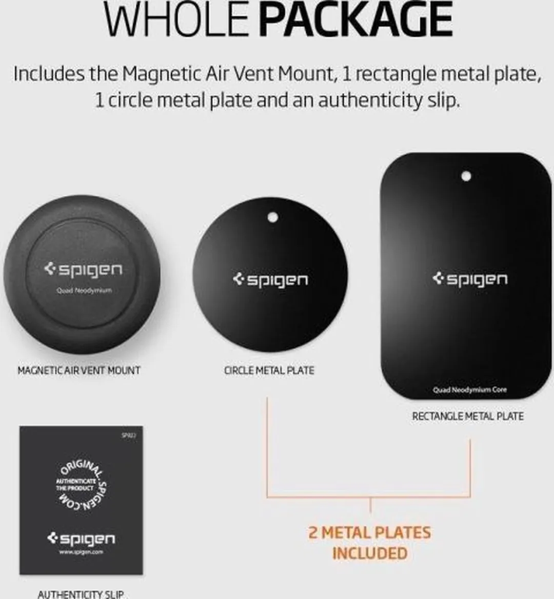 Spigen Autohouder Magnetisch SGP11583 - Zwart