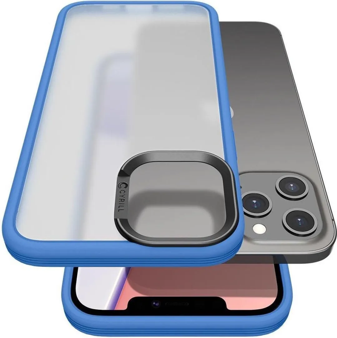 Spigen Cyrill Color Brick iPhone 12 Pro Max Hoesje - Blauw