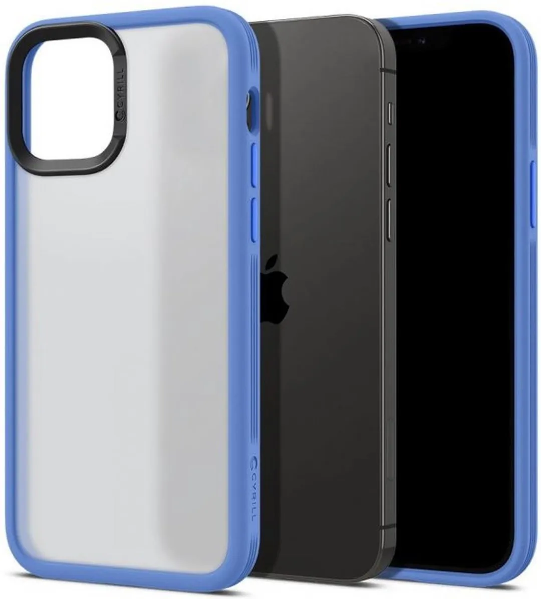 Spigen Cyrill Color Brick iPhone 12 Pro Max Hoesje - Blauw