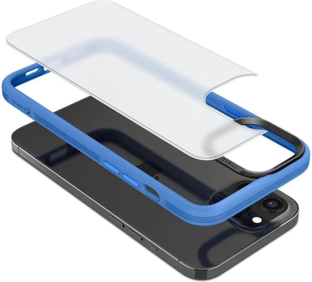 Spigen Cyrill Color Brick iPhone 12 Pro Max Hoesje - Blauw