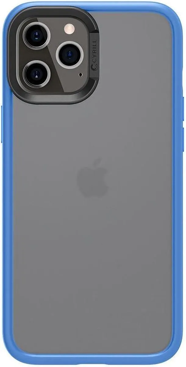 Spigen Cyrill Color Brick iPhone 12 Pro Max Hoesje - Blauw