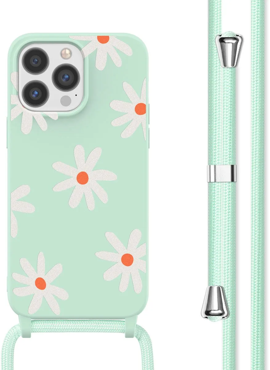 Imoshion iPhone 13 Pro Hoesje - Green Flower Distance