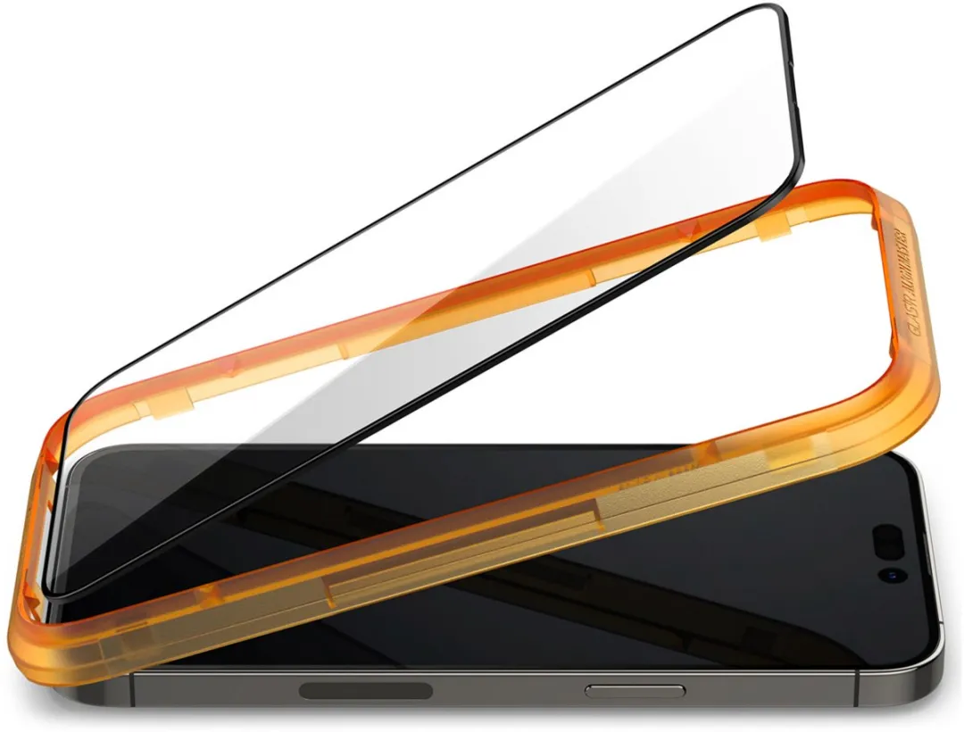 Spigen AlignMaster Glas iPhone 14 Pro Max - 2 Stuks - Zwart