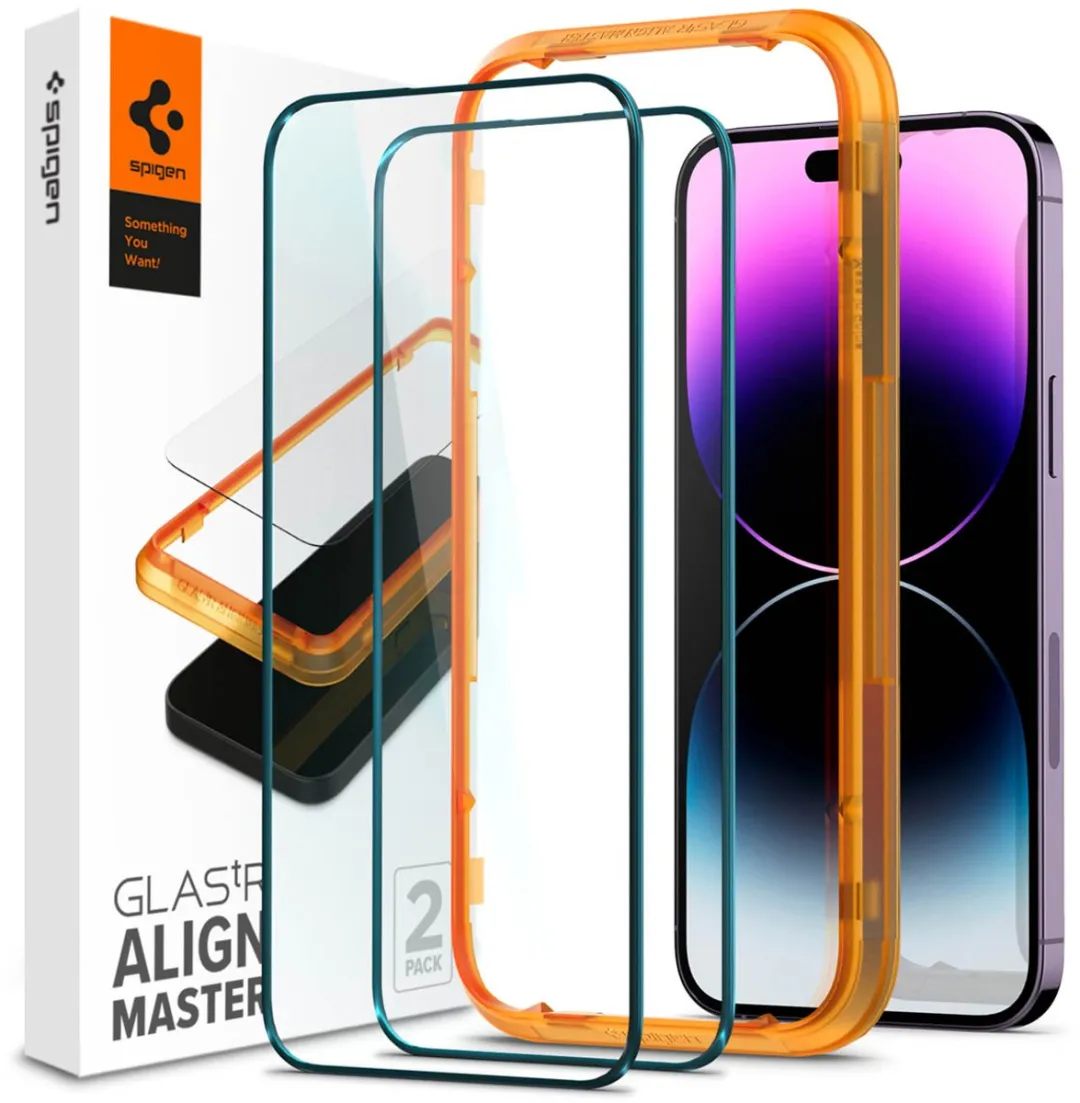 Spigen AlignMaster Glas iPhone 14 Pro Max