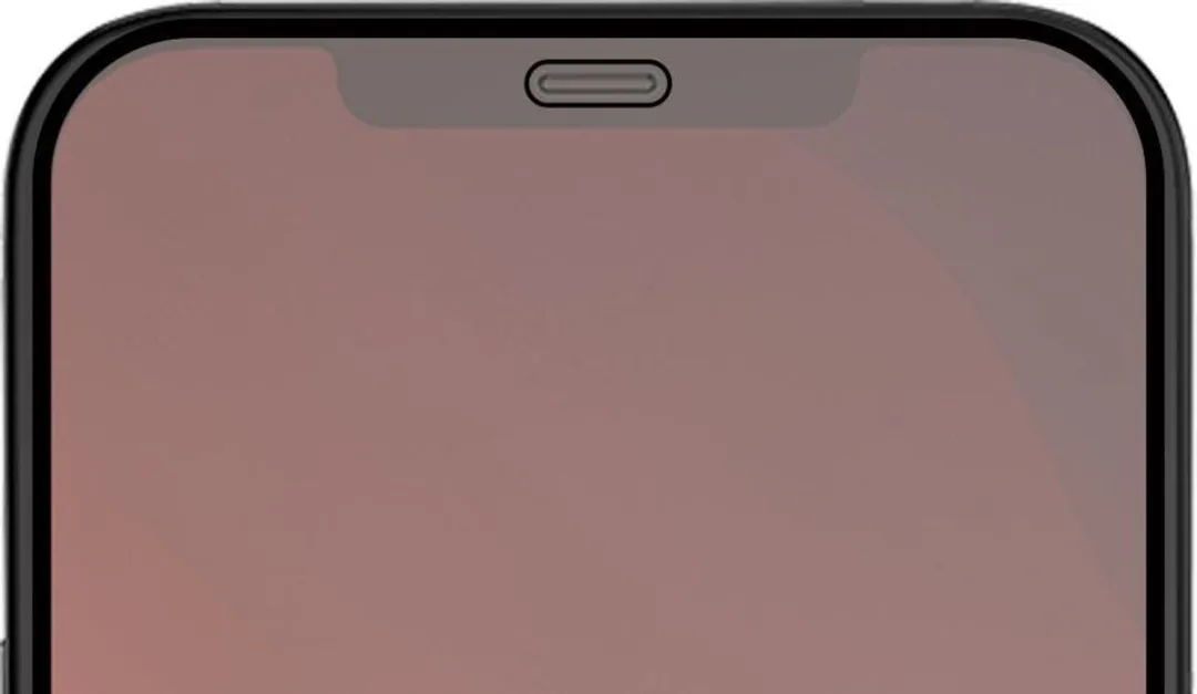 Azuri Glas Screenprotector iPhone 12 Pro Max - Zwart