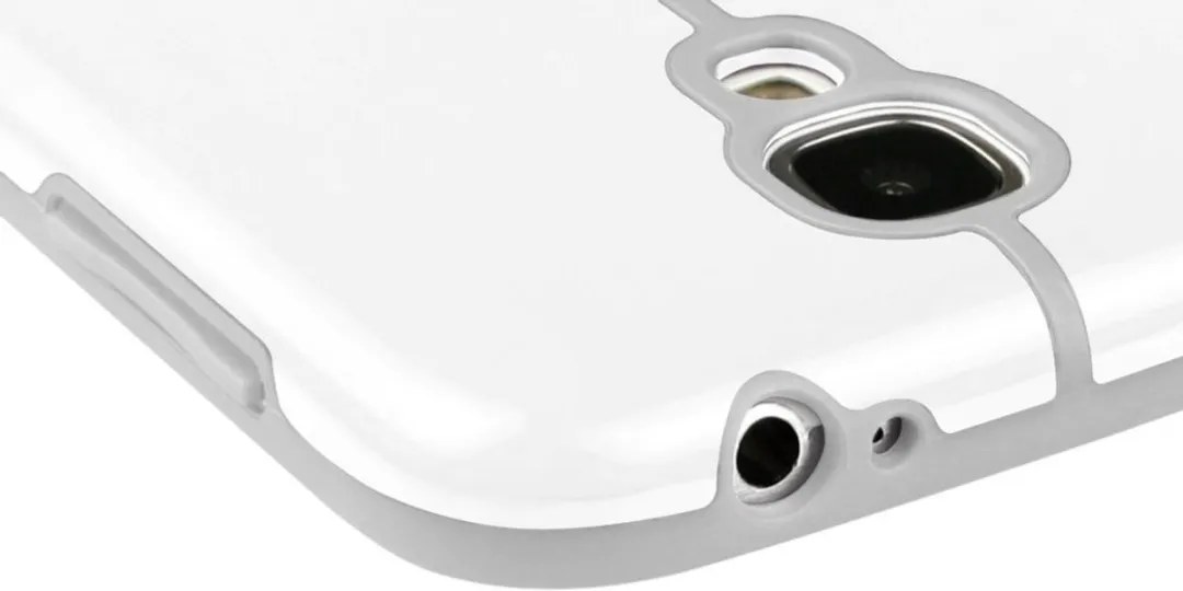 Macally Curves4-W Hoesje Samsung Galaxy S4 - Wit