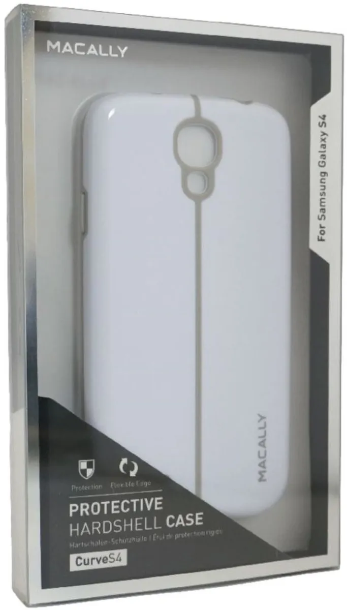 Macally Curves4-W Hoesje Samsung Galaxy S4 - Wit