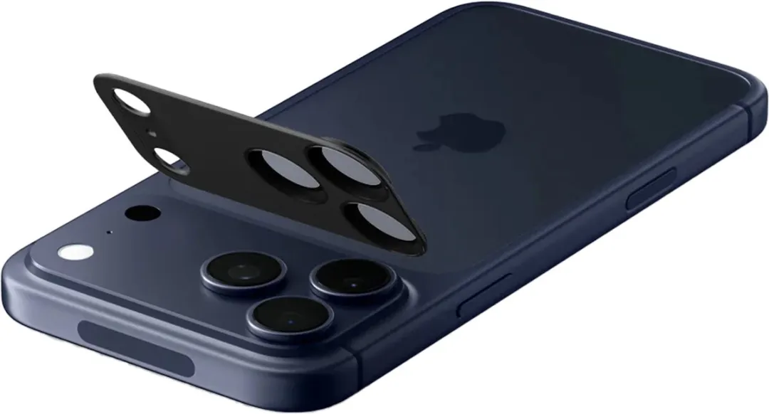 Spigen GLAStR EZ Fit Optik Camera Protector AGL10644 - iPhone 17 Pro - Zwart