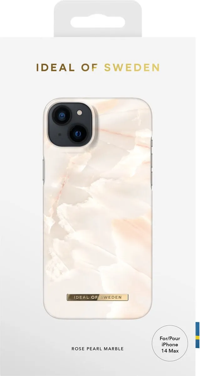 iDeal of Sweden iPhone 14 Plus Hoesje - Rose Pearl Marble