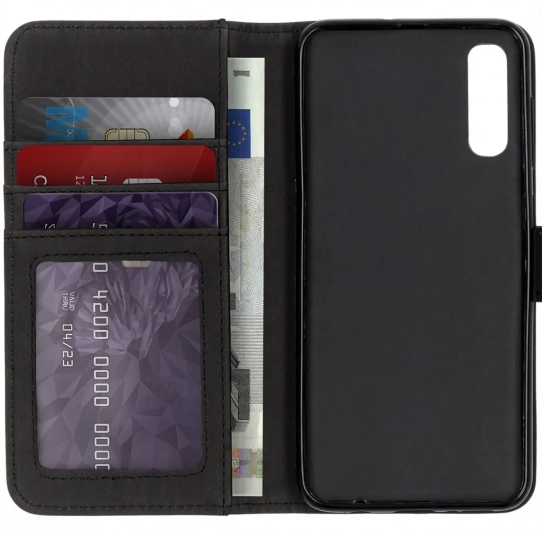 Imoshion Hoesje Samsung Galaxy A30s/A50 - 3 Pasjes - Zwart