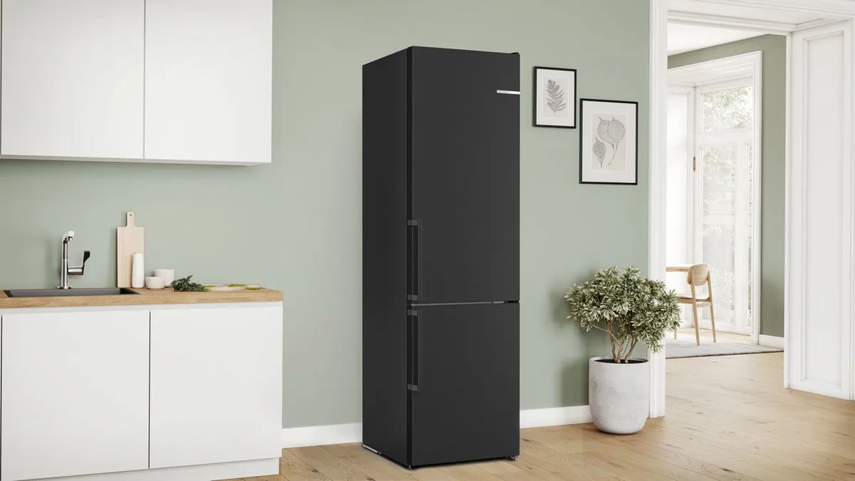 Bosch KGN39VXCT Serie 4 Koel-Vriescombinatie - 363L - Zwart