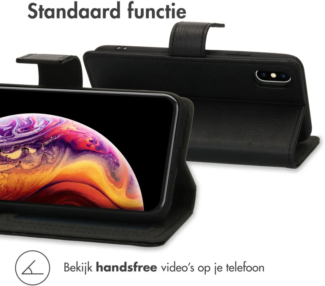 Imoshion Hoesje iPhone Xs - 3 Pasjes - Zwart