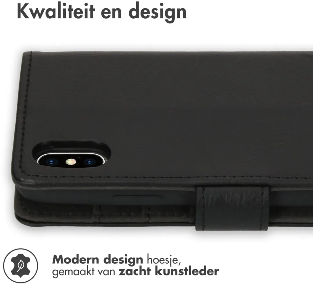 Imoshion Hoesje iPhone Xs - 3 Pasjes - Zwart