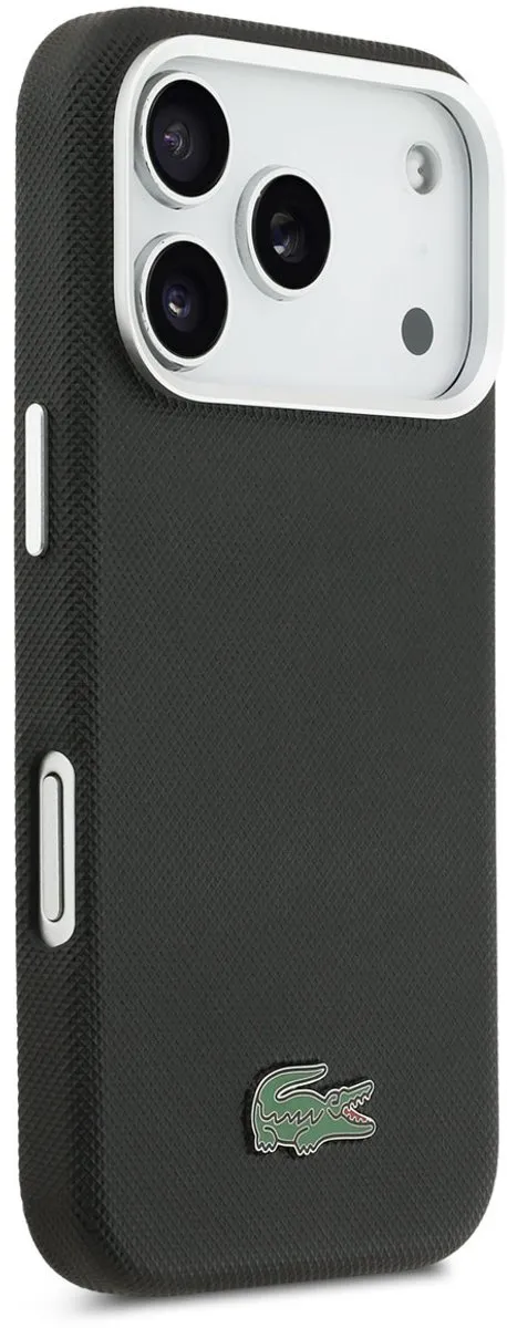 Lacoste Hoesje iPhone 17 Pro MagSafe - Zwart