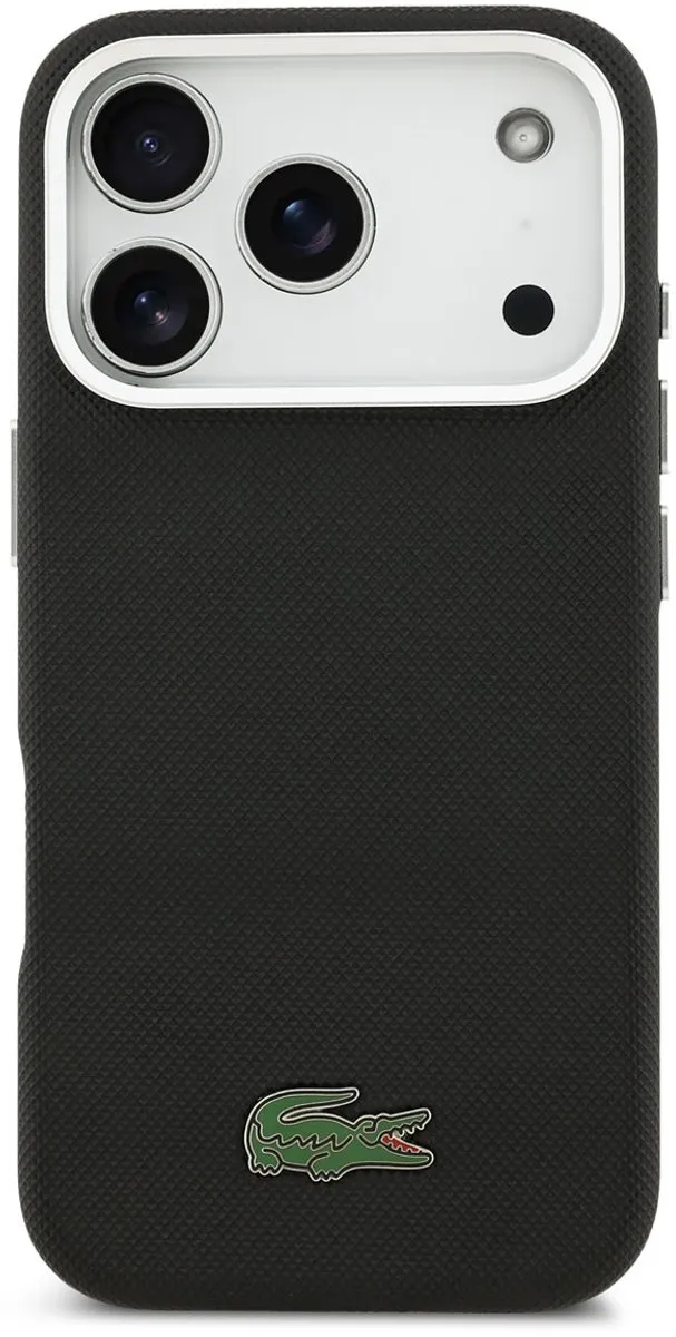 Lacoste Hoesje iPhone 17 Pro MagSafe - Zwart