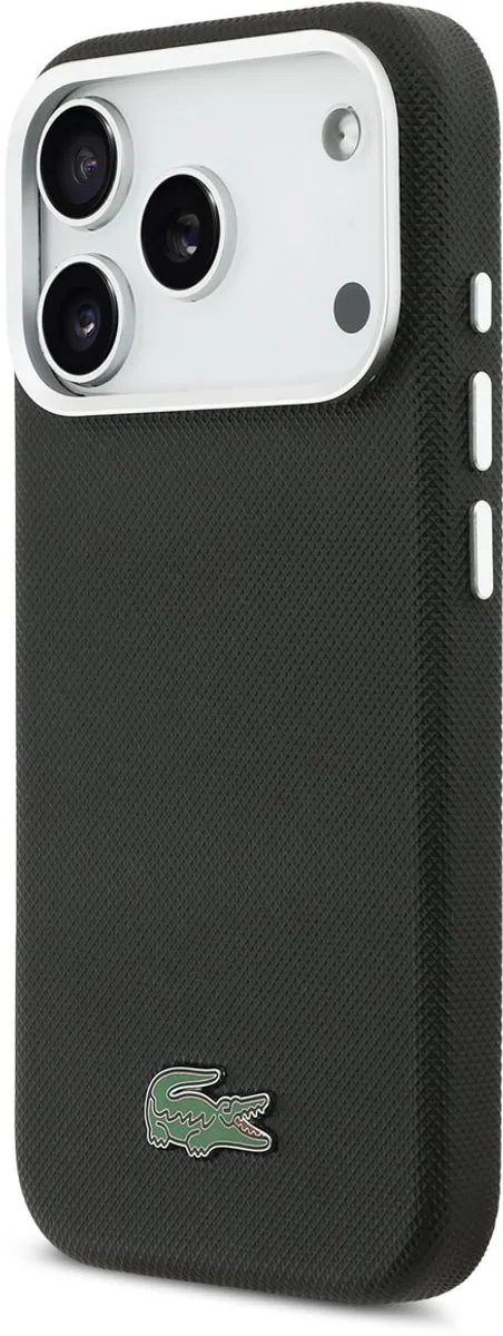 Lacoste Hoesje iPhone 17 Pro MagSafe - Zwart