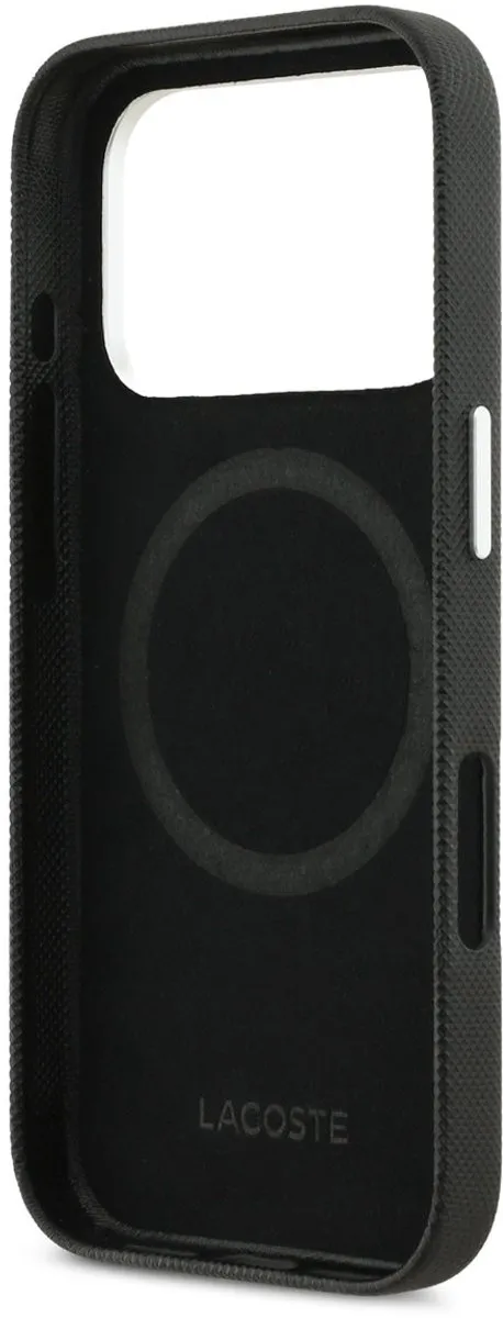 Lacoste Hoesje iPhone 17 Pro MagSafe - Zwart - afbeelding 6 van 6