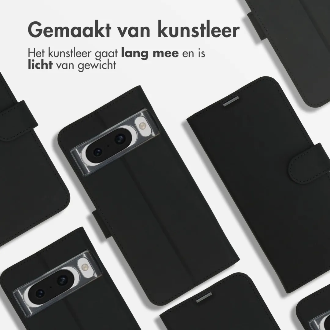 Accezz Hoesje Google Pixel 8 Pro - Wallet Softcase - 3 Pasjes - Zwart