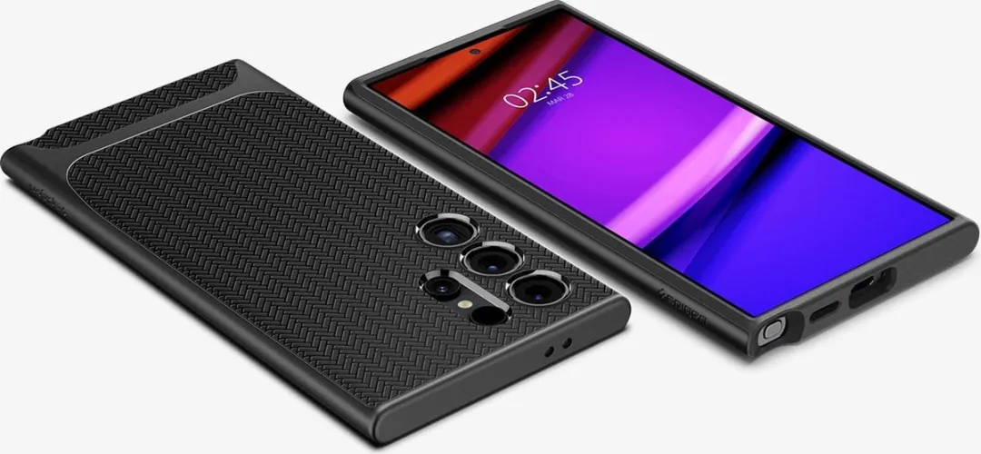 Spigen Neo Hybrid Hoesje Samsung Galaxy S24 Ultra - Zwart