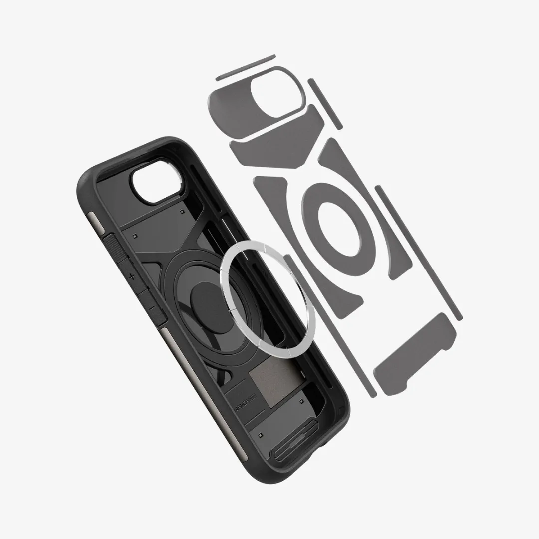 Spigen Slim Armor MagFit ACS09130 Hoesje - iPhone 16e - Grijs